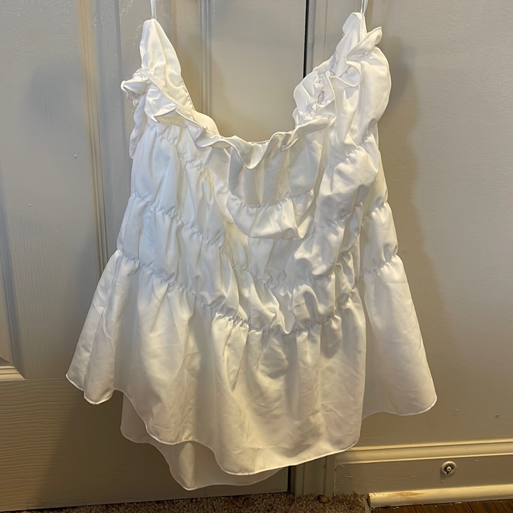 White off the shoulders blouse